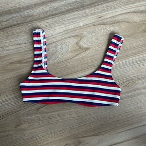 Solid & Striped Elle Stripe Bikini Swim Top
Size: Small